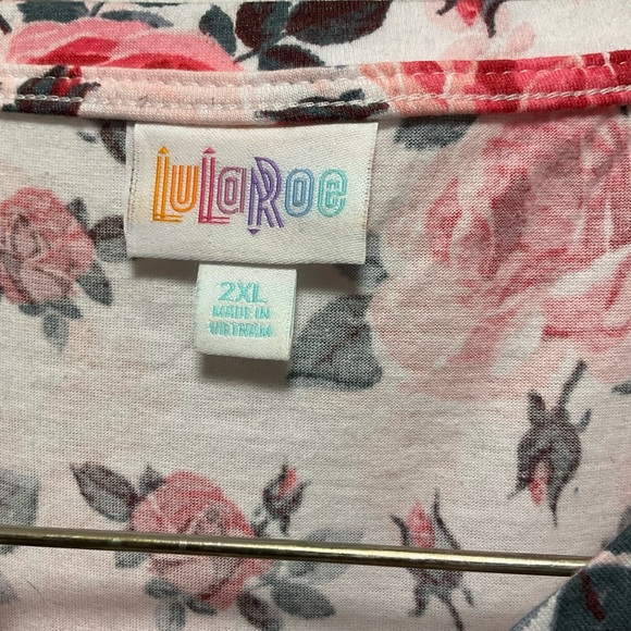 Lularoe Leah Rose Top Size 2Xl - Picture 3 of 4